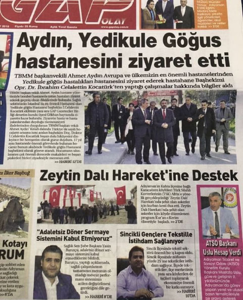 Aydın, Yedikule Göğüs Hastanesini Ziyaret Etti