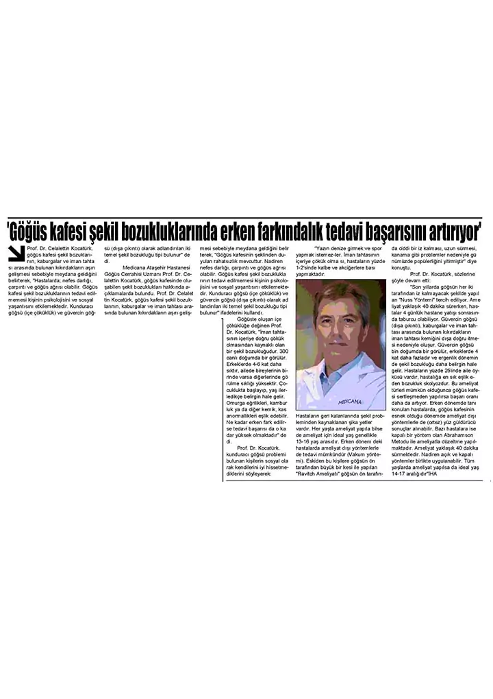 Göğüs kafesi şekil bozuklukları