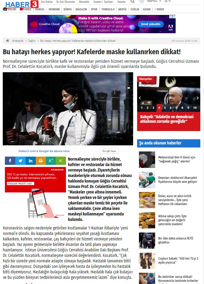 Maske Kullanımına Dikkat