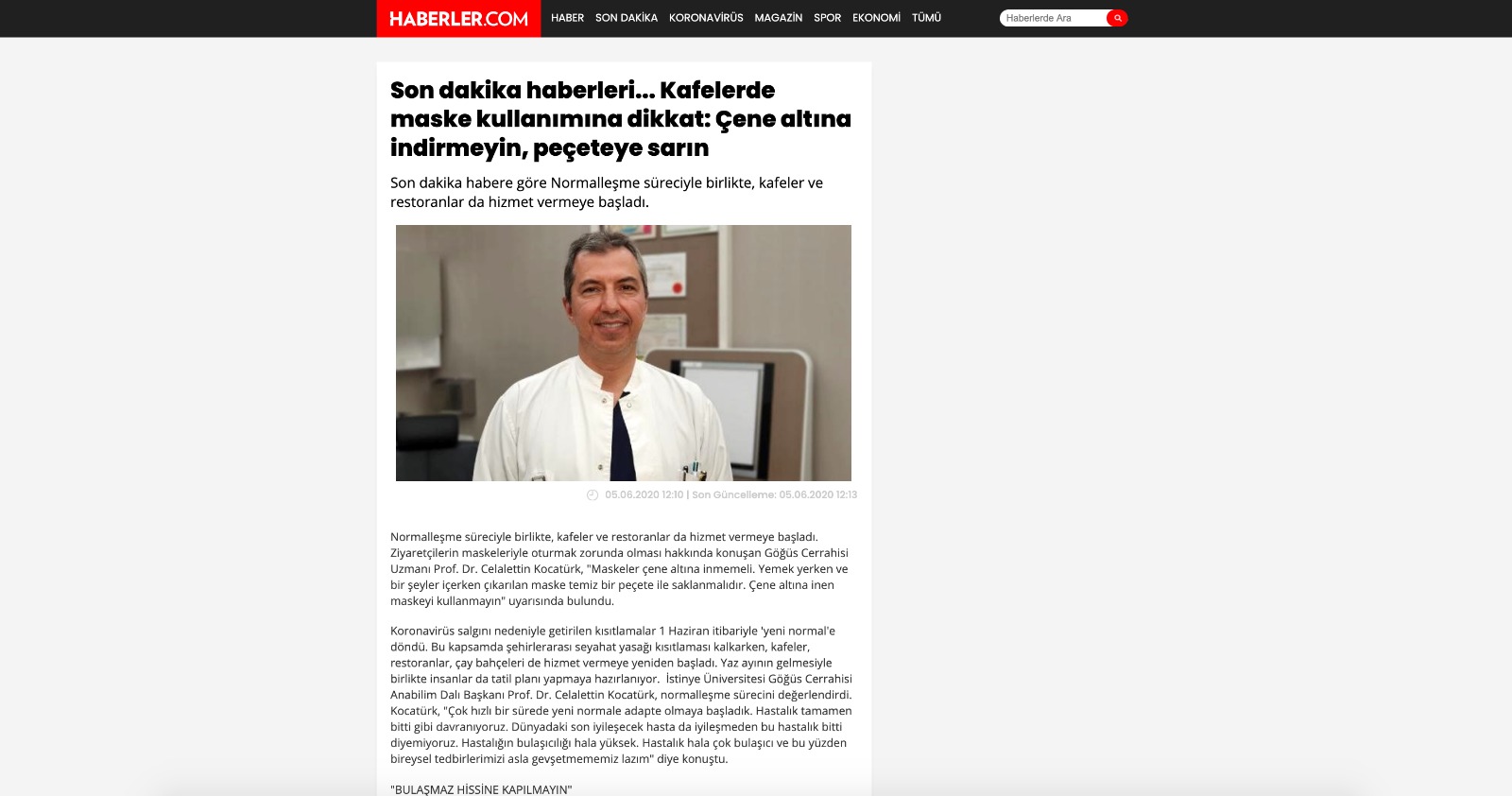 Kapalı ve Açık Mekanlarda Maske Kuralları