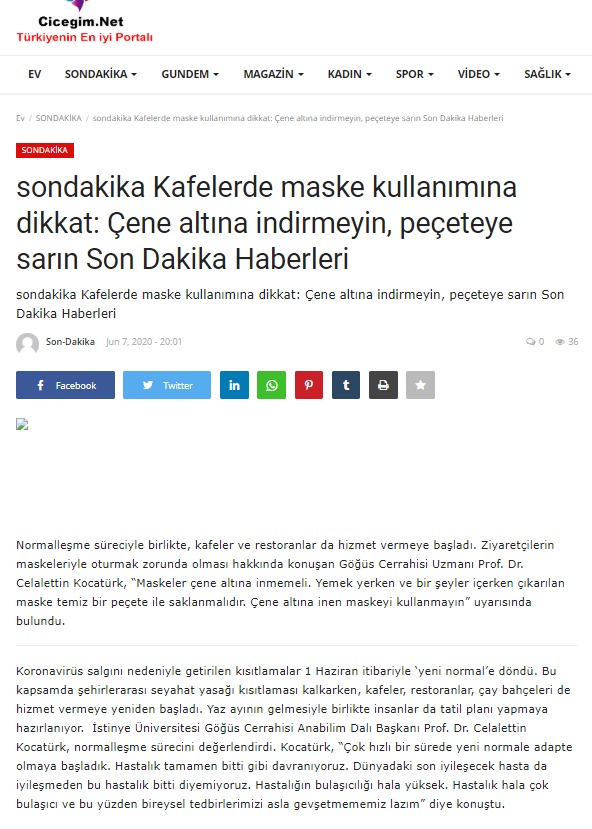 Kapalı Mekanlarda Maske