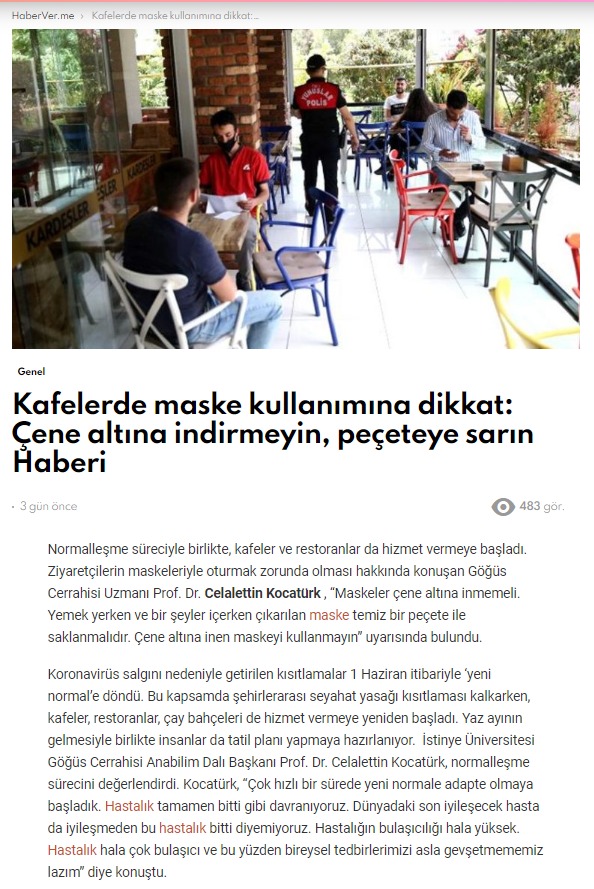 Pandemide Maskenin Önemi