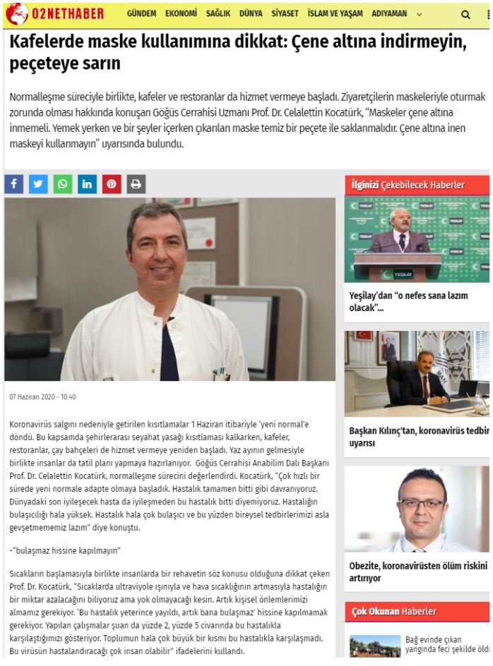 Kapalı Alanlarda Maske 
